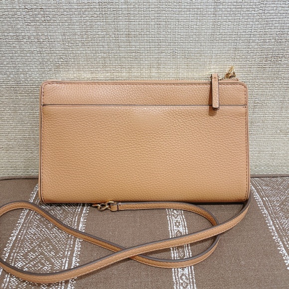Tory burch Carter Slim Crossbody- Tan - Picture 3 of 9